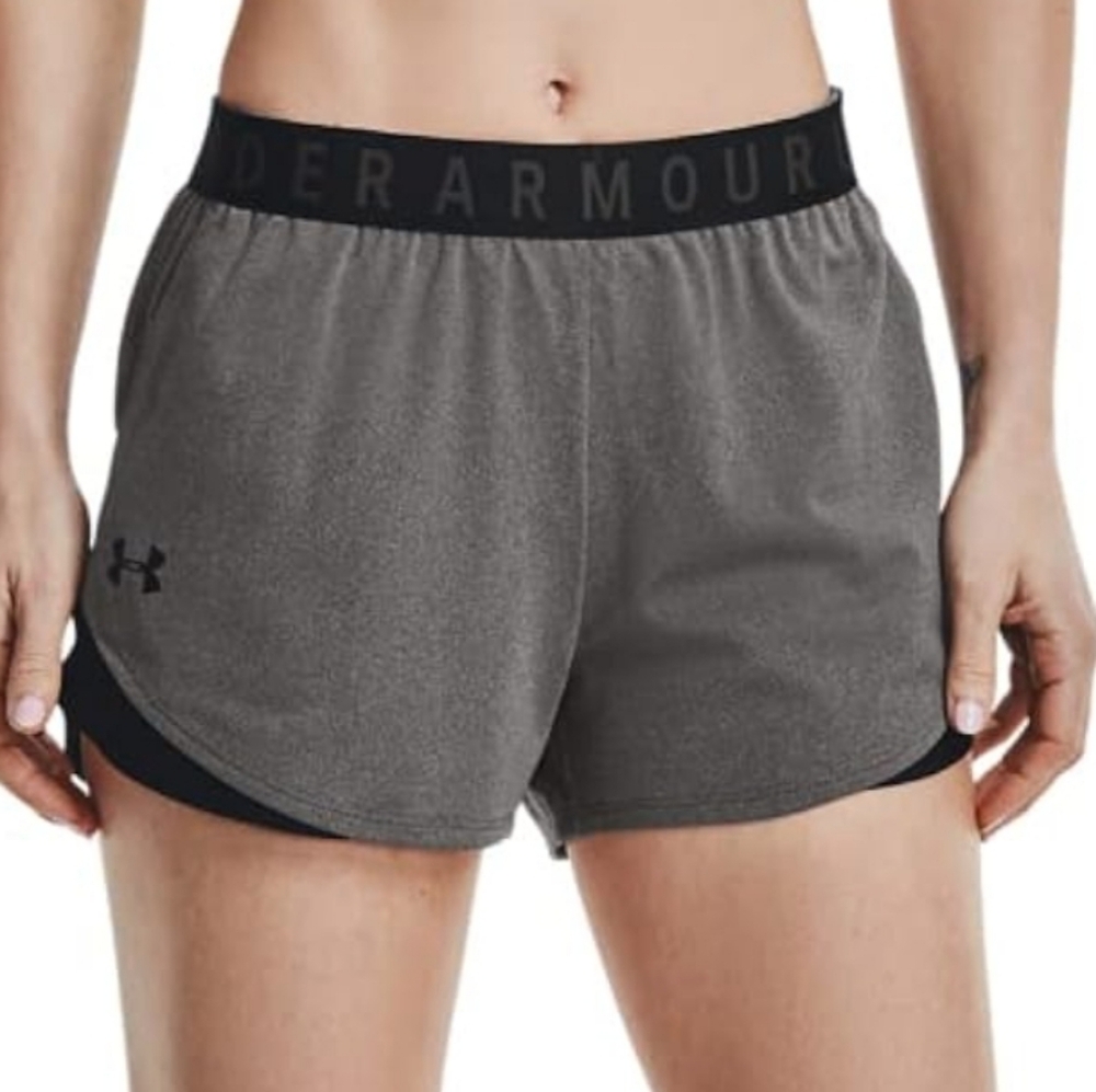 Under Armour Gray Athletic Shorts Lightweight Performance